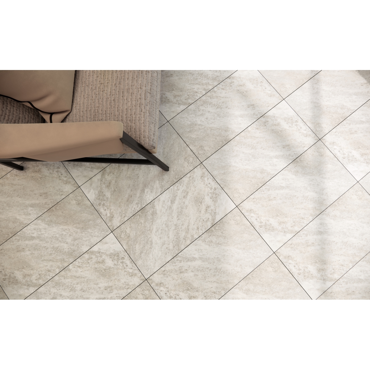 Caverna Indoor R11 porcelain tile in Tufa color, 12x24 size, durable material suitable for indoor applications